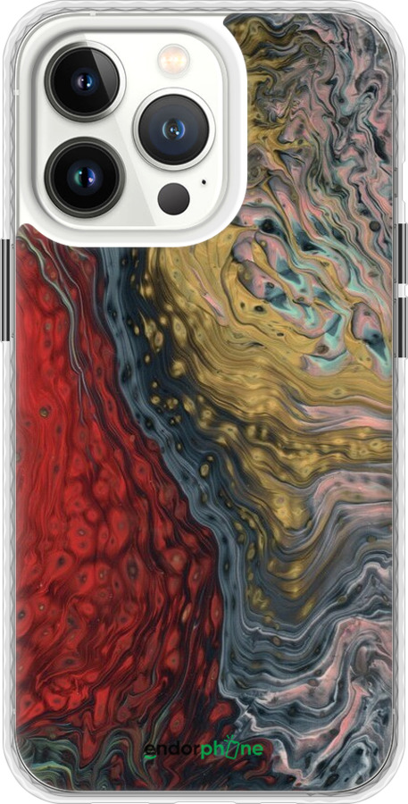 Чохол Bumper чехол Із зображенням абстрактного живопису для Apple iPhone 13 Pro - 6530pc-2372 изображение 