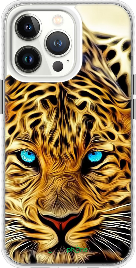 Чехол Bumper чехол Леопард для Apple iPhone 13 Pro - 6611pc-2372 изображение 