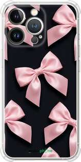 Силикон с усиленными углами чехол Coquette Ribbons Dark Coquette для Apple iPhone 13 Pro - 6767sp-2372 изображение 