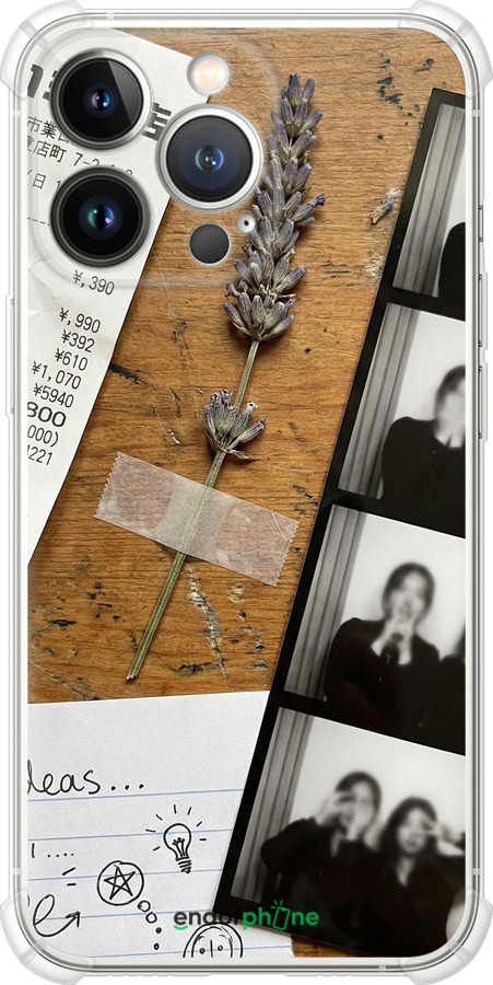 Силикон с усиленными углами чехол Aesthetic Scrapbook Collage для Apple iPhone 13 Pro - 6773sp-2372 изображение 