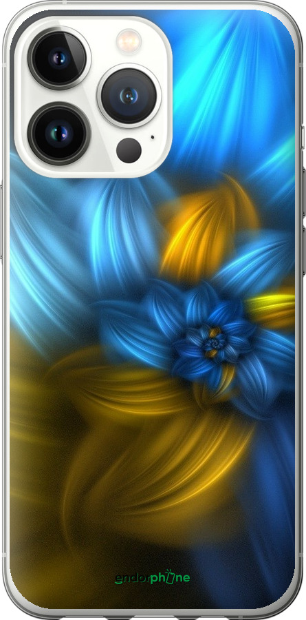 

2D пластиковий чохол "Візерунок 46" для iPhone 13 Pro, Синій