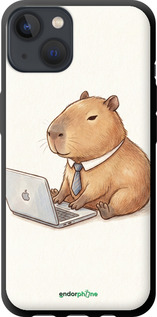 TPU чехол Funny Capybara CEO Working для Apple iPhone 13 - 6777b-2374 изображение 
