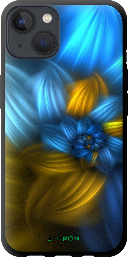 

TPU чорний чохол "Візерунок 46" для iPhone 13, Синій