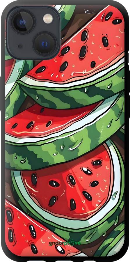 TPU чехол Кавун для Apple iPhone 13 - 6315b-2374 изображение 