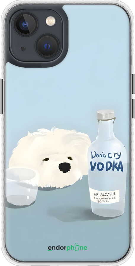 Чохол Bumper чехол Пес водка для Apple iPhone 13 - 6368pc-2374 изображение 