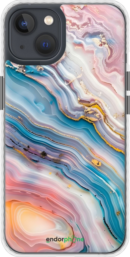 Чехол Bumper чехол Мрамор красивый для Apple iPhone 13 - 6376pc-2374 изображение 