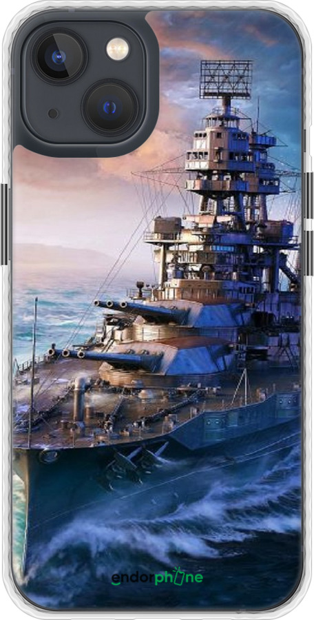 Чехол Bumper MagSafe чехол Военный корабль, world of tanks, wargaming для Apple iPhone 13 - 6461pm-2374 изображение 