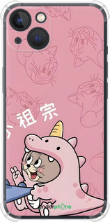 Силикон с усиленными углами чехол Том и джерри 2 для Apple iPhone 13 - 6359sp-2374 изображение 