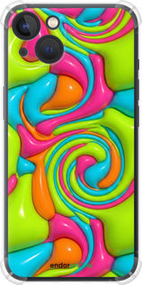 Силикон с усиленными углами чехол Y2K Jelly Dream для Apple iPhone 13 - 6780sp-2374 изображение 