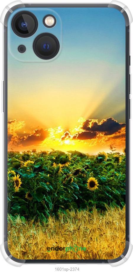 

Силіконовий протиударний с посиленими кутами чохол "Україна" для iPhone 13