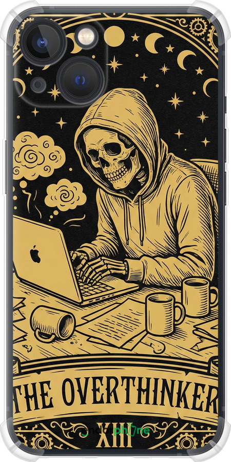 Силикон с усиленными углами чехол The Overthinker для Apple iPhone 13 - 6774sp-2374 изображение 