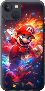 Силиконовый чехол Супер Марио для Apple iPhone 13 - 6342u-2374 изображение 