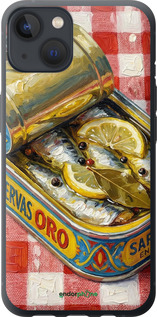 Силиконовый чехол Vintage Sardine Tin Phone для Apple iPhone 13 - 6772u-2374 изображение 
