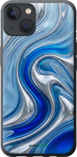 Силіконовий чехол Liquid Chrome для Apple iPhone 13 - 6781u-2374 изображение 