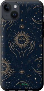 TPU чохол 'Celestial Harmony: Sun & Moon Gold Mystic Pattern' для iPhone 14 Plus зображення 5