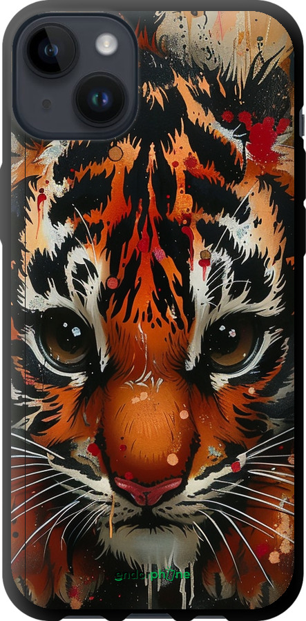 

TPU чохол "Mini tiger" для iPhone 14 Plus, Коричневий