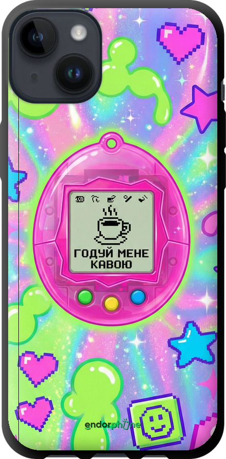 TPU чехол Y2K Aesthetic Retro Pet: Годуй мене кавою для Apple iPhone 14 Plus - 6784b-2645 изображение 