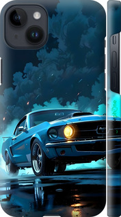 3D пластиковый матовый чехол Форд мустанг для Apple iPhone 14 Plus - 6374m-2645 изображение 