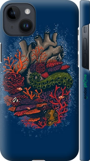 3D пластиковий матовий чехол Серце моря для Apple iPhone 14 Plus - 6506m-2645 изображение 