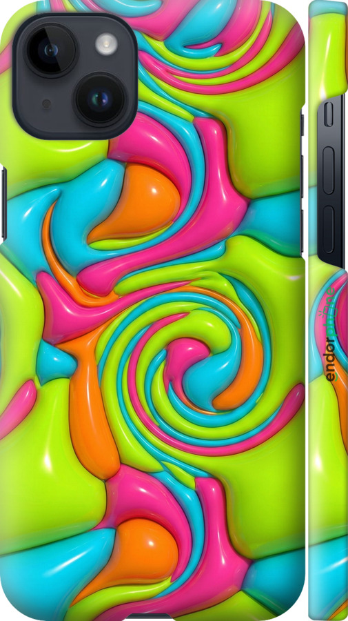 3D пластиковый матовый чехол Y2K Jelly Dream для Apple iPhone 14 Plus - 6780m-2645 изображение 