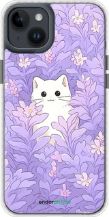 Чохол Bumper чехол Котик в цветах для Apple iPhone 14 Plus - 6390pc-2645 изображение 