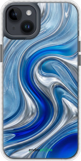 Чехол Bumper чехол Liquid Chrome для Apple iPhone 14 Plus - 6781pc-2645 изображение 