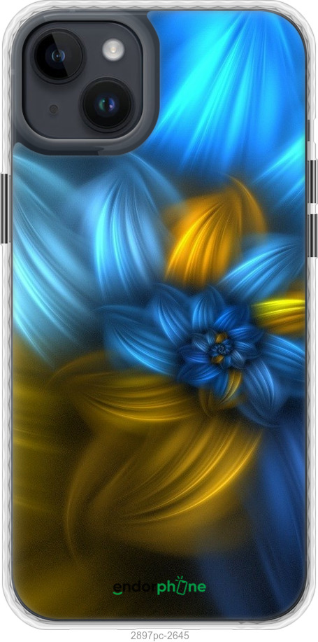 

Чохол Bumper чохол "Візерунок 46" для iPhone 14 Plus, Синій