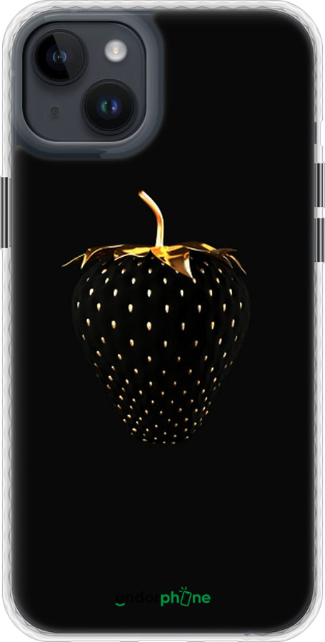 

Чохол Bumper MagSafe чохол "Чорна полуниця" для iPhone 14 Plus, Чорний