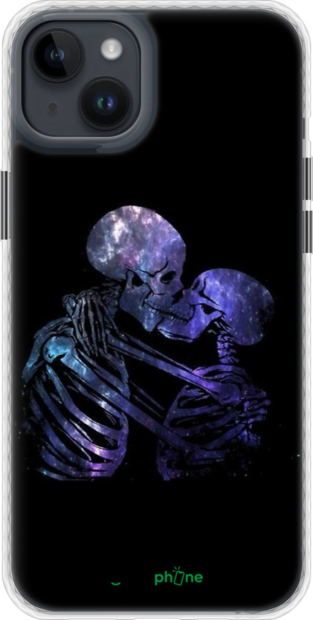 Чехол Bumper чехол С изображением скелета для Apple iPhone 14 Plus - 6537pc-2645 изображение 