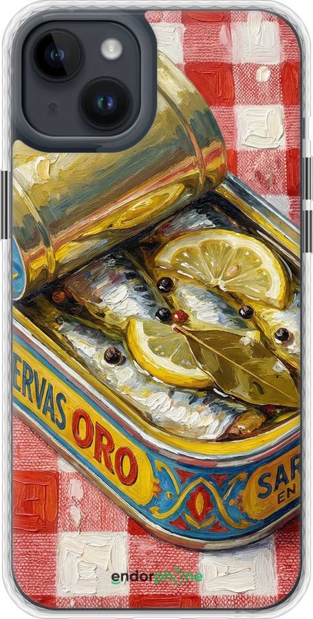 Чохол Bumper чехол Vintage Sardine Tin Phone для Apple iPhone 14 Plus - 6772pc-2645 изображение 