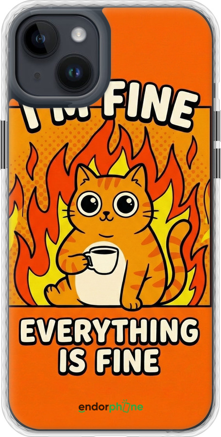 Чехол Bumper MagSafe чехол Funny Cat для Apple iPhone 14 Plus - 6786pm-2645 изображение 