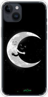 Силикон с усиленными углами чехол Лунные объятия для Apple iPhone 14 Plus - 6508sp-2645 изображение 