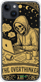 Силикон с усиленными углами чехол 'The Overthinker' для iPhone 14 Plus изображение 1