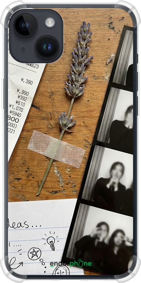 Силикон с усиленными углами чехол Aesthetic Scrapbook Collage для Apple iPhone 14 Plus - 6773sp-2645 изображение 