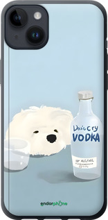 Силіконовий чехол Пес водка для Apple iPhone 14 Plus - 6368u-2645 изображение 