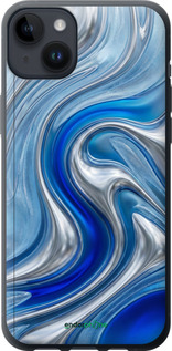 Силіконовий чехол Liquid Chrome для Apple iPhone 14 Plus - 6781u-2645 изображение 