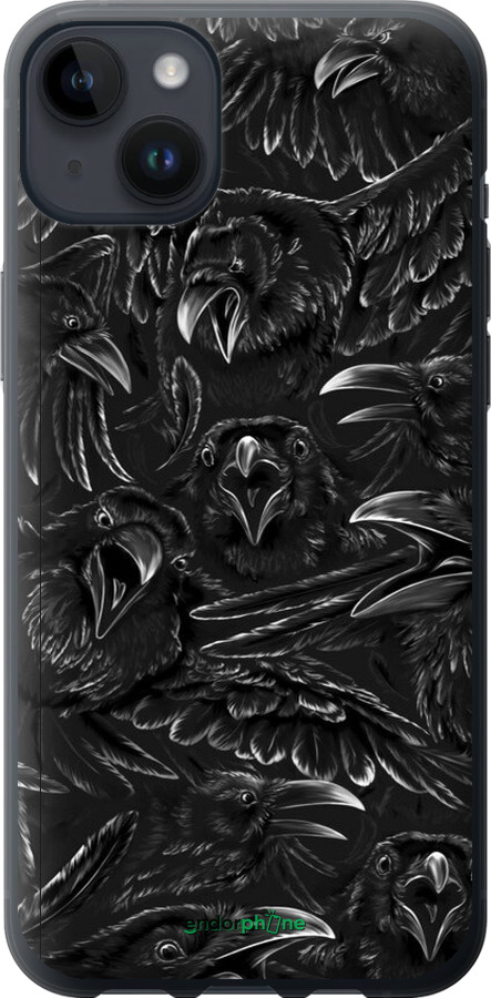 Силиконовый чехол Воронья ярость для Apple iPhone 14 Plus - 6474u-2645 изображение 