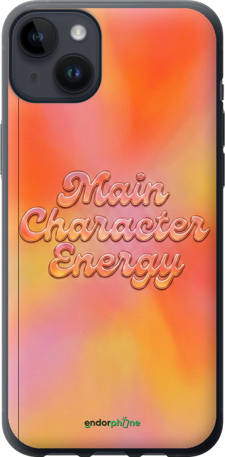 Силиконовый чехол Aura Gradient Main Character Energy Aesthetic Y2K для Apple iPhone 14 Plus - 6783u-2645 изображение 