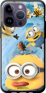 TPU чехол Миньоны для Apple iPhone 14 Pro Max - 6386b-2667 изображение 
