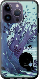 TPU чехол Арт принт Тихое место чая для Apple iPhone 14 Pro Max - 6544b-2667 изображение 