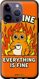 TPU чехол 'Funny Cat' для iPhone 14 Pro Max изображение 5