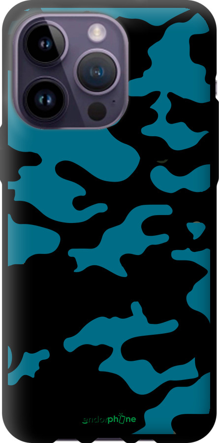 TPU чехол Камуфляж прозорий фон для Apple iPhone 14 Pro Max - 4877b-2667 изображение 
