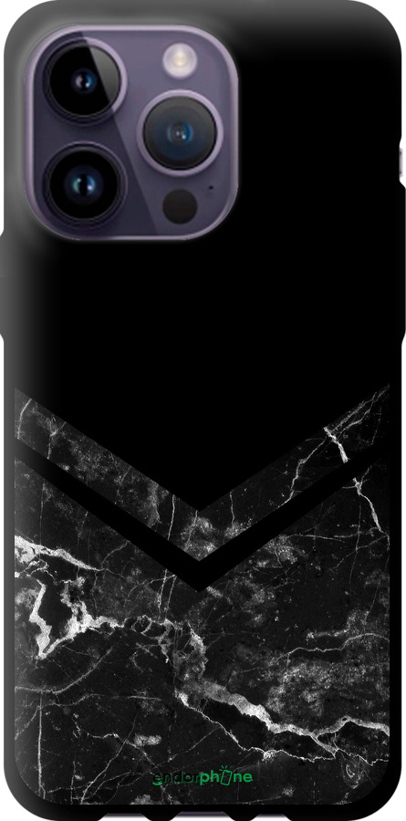 TPU чехол Мраморный шеврон для Apple iPhone 14 Pro Max - 5570b-2667 изображение 