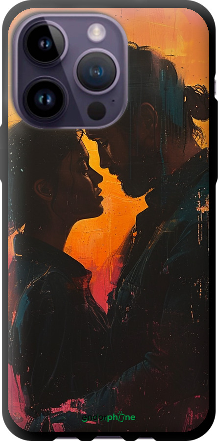TPU чехол Любовь на полотне для Apple iPhone 14 Pro Max - 6067b-2667 изображение 