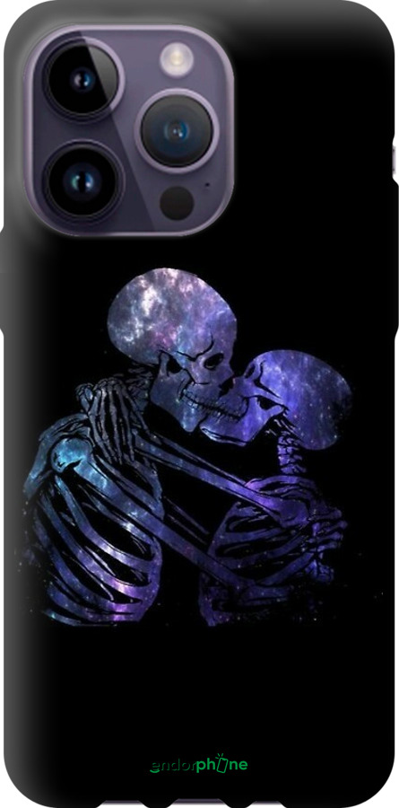 TPU чехол Із зображенням скелета для Apple iPhone 14 Pro Max - 6537b-2667 изображение 