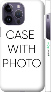 matte 3D plastic case case 'Photo case' for iPhone 14 Pro Max image 1