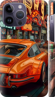 3D пластиковий матовий чехол Порше для Apple iPhone 14 Pro Max - 6334m-2667 изображение 