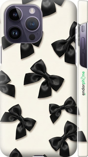3D пластиковый матовый чехол Dark Coquette для Apple iPhone 14 Pro Max - 6765m-2667 изображение 