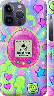 3D пластиковий матовий чохол 'Y2K Aesthetic Retro Pet: Годуй мене кавою' для iPhone 14 Pro Max зображення 9