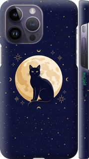 3D пластиковий матовий чехол Cute Cat Celestial/Witchy для Apple iPhone 14 Pro Max - 6787m-2667 изображение 